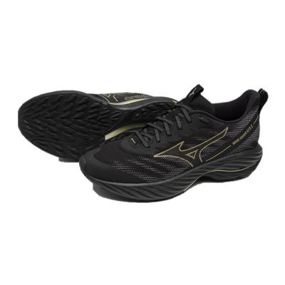 Wave Rider GTX 2 Беговые Толстые Черные x 2E Обувь Gore-Tex, Бег трусцой, Марафон, Тренировки, Спорт, Легкие, Упругие, Подошва, Золотые, 27.0 см,