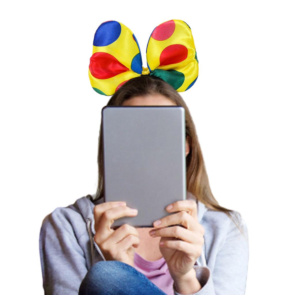 Amusement Park Clown Bow Tie/Necktie/Hairband Universal Men Circus Vintage Show Style Adult Cosplay Party Accessories