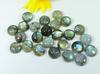 Радужный голубой лабрадорит круглый кабошон 10X10MM россыпью драгоценных камней 25 шт. Лот LM-1110
