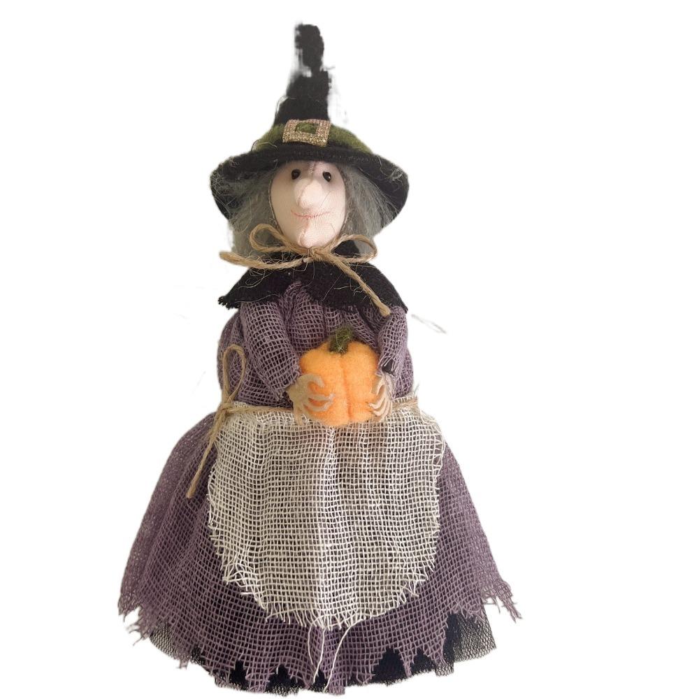 Hang Halloween Apron Witch Doll Funny Halloween Witch Pendant Ghost Festival Decor