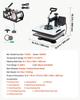 Heat Press Machine 29 x 38 cm 5-in-1 Combo Sublimation Press Machine, Heat Up Fast and Even, Digital Precise Time and Temp Control, Multi-Function,