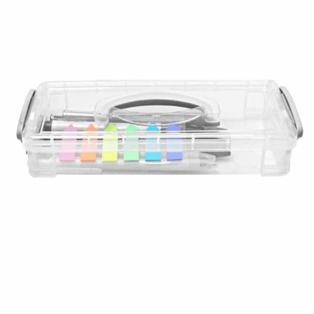 Stackable Portable Pencil Case Detachable Marker Pen Box Watercolor Pen Case  School Supplies