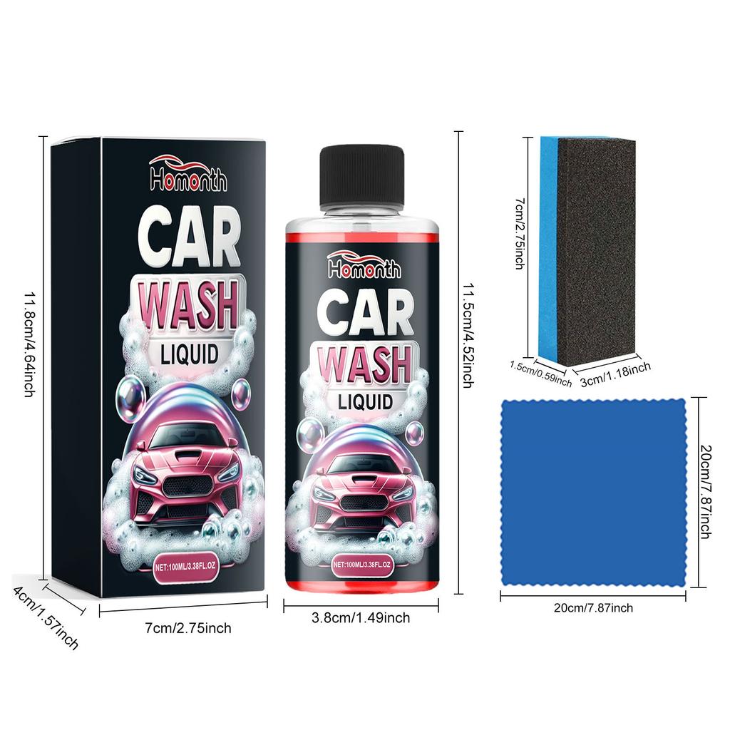 HOMONTH 100 мл автомобильный шампунь высокой концентрации автомобильные аксессуары Детейлинг супер пенный очиститель многофункциональный уход за автомобилем автомойка