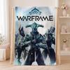 Супер Игровое W-WarframeS Бросок Летнее Фланелевое Плед Мягкий Антистатический Моющийся Безопасный для Детей Диван Кровать