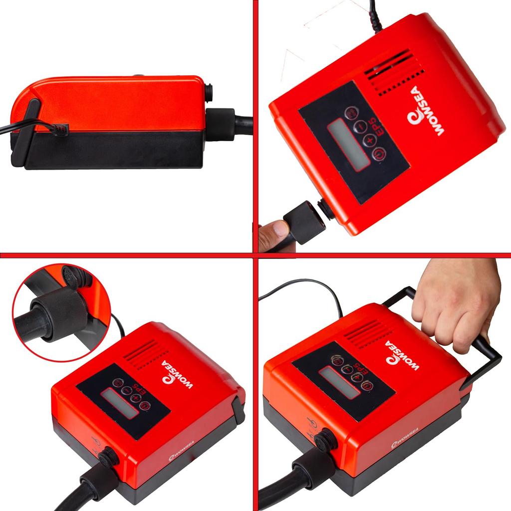 WOWSEA SUP Electric Air 12V Power Up To 16 with Function Pump, Supply, Psi, Auto-Shutoff