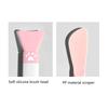 Cute Double Head Silicone Facial Mask Brush 2 In 1 Soft Head With Scraper Integrated Dual-Use Mud Stirring Stick DIY Beauty Tool