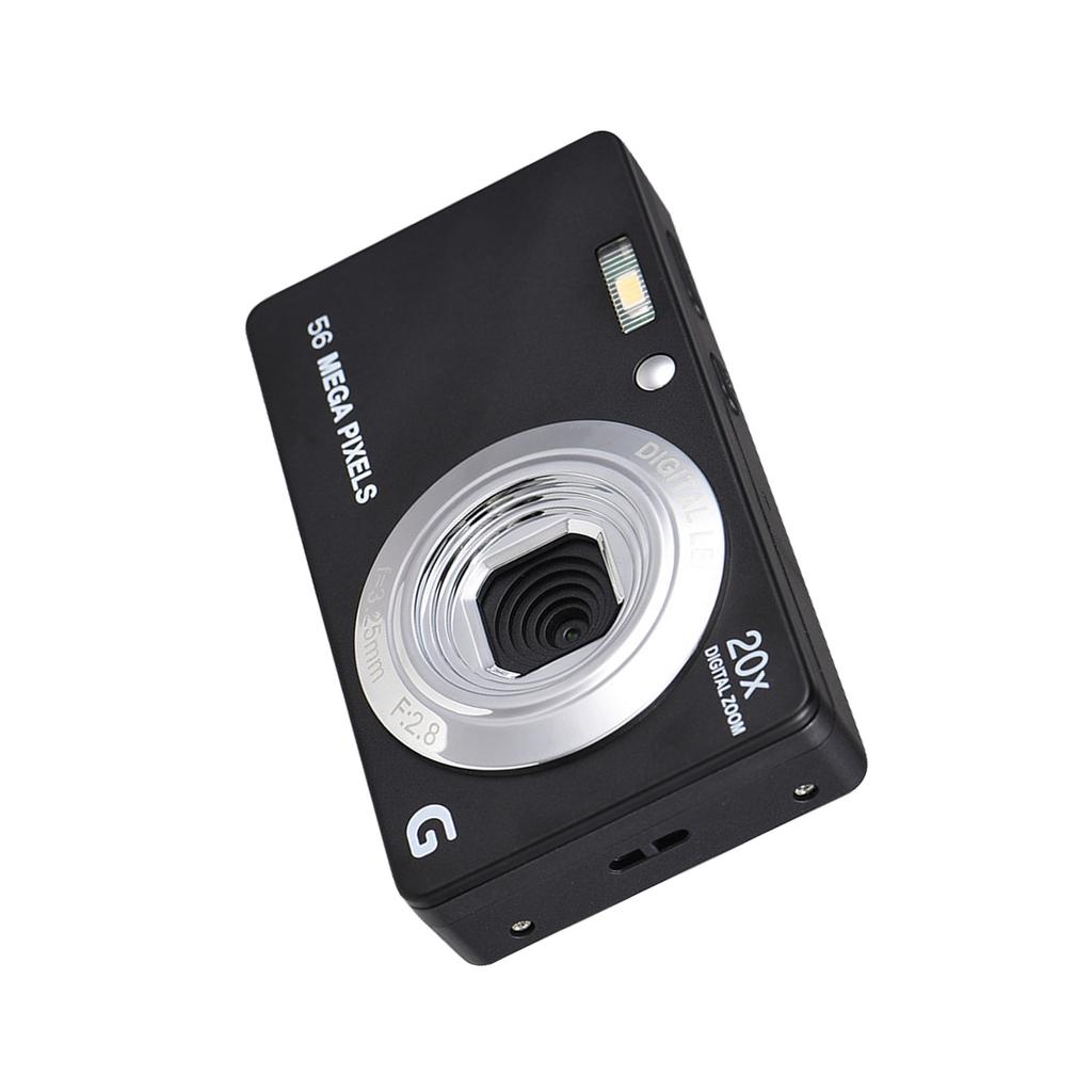 2,7-дюймовый TFT портативный цифровой фотоаппарат 56 МП 4K Ultra HD 20-кратный зум Автофокус Автоспуск Распознавание лица Стабилизация изображения с