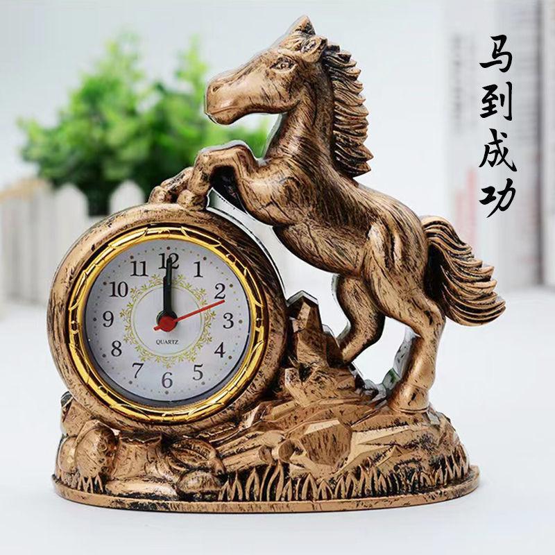 A Retro Cartoon Alarm Clock with Loud Alarms for Students, Children, and Office/Home Desk Ornaments. A Creative Gift.