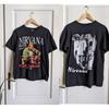 Винтажная футболка Nirvana с принтом Курта Кобейна, унисекс