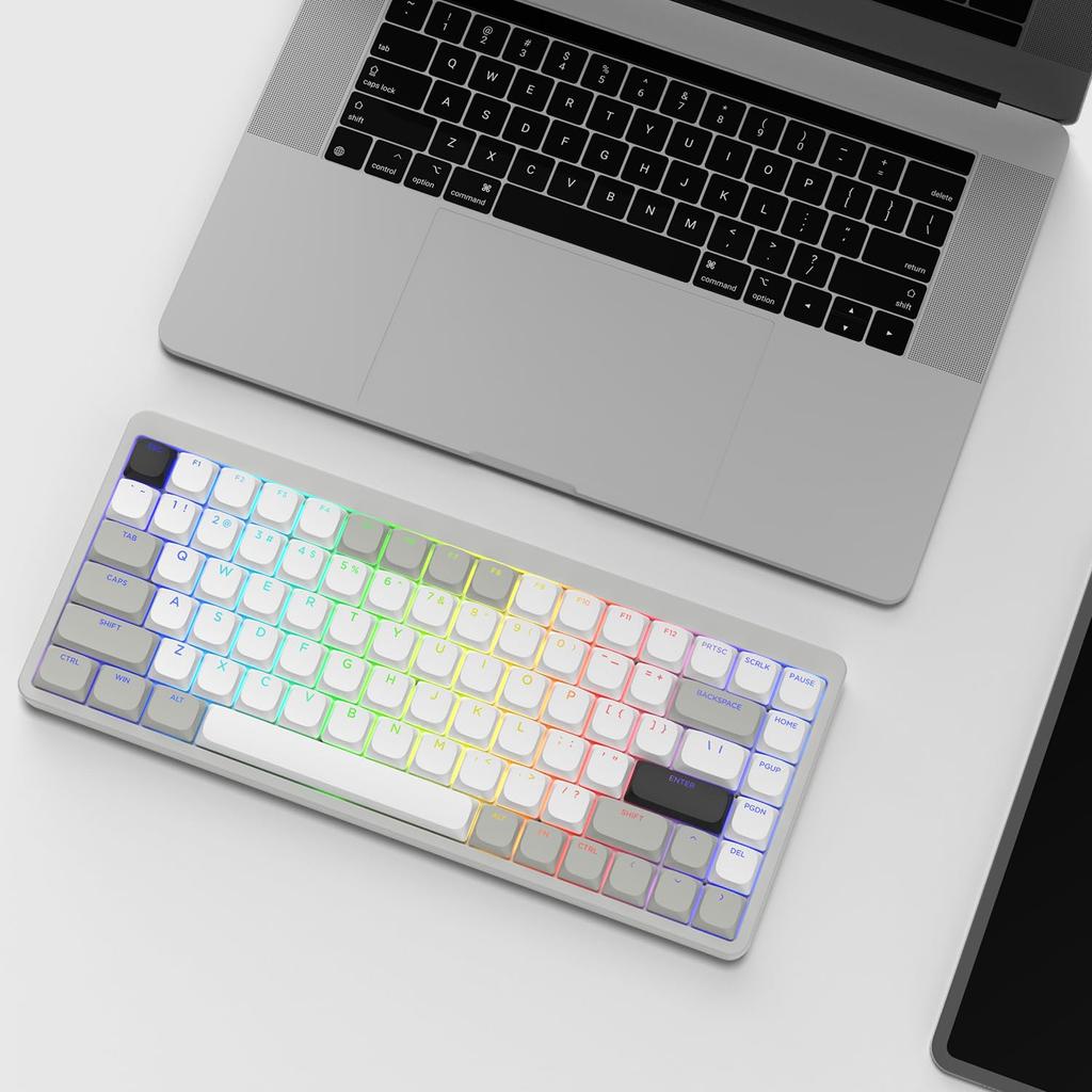Колпачки для клавиш 143 клавиши Womier Low Profile PBT Keycaps Полный комплект для клавиатуры Cherry Gateron MX Switch 60% 65% 75% 100% черный/серый/белый