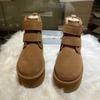 Snow Bootes Thick-soled Tasman Women Men Designer Winter Ankle Work Boots Wool Chestnut Shoes