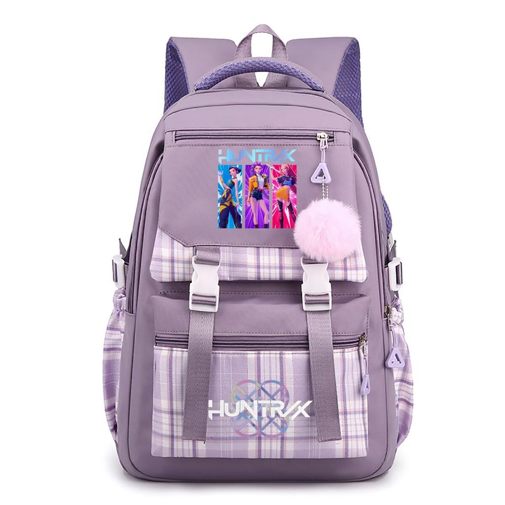 Trend Korean Version Of Large-Capacity Backpack, Animation Printing, Primary And Secondary School Schoolbag