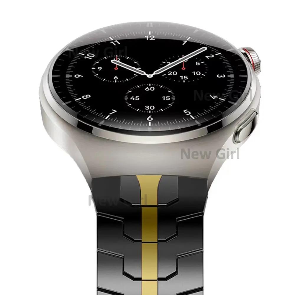 20 22 мм Роскошный ремешок из нержавеющей стали Для Huawei Watch 4 Pro GT3 46 мм Для Samsung Galaxy Watch 6/5/4 Pro 45 мм Gear S3 Металлический браслет
