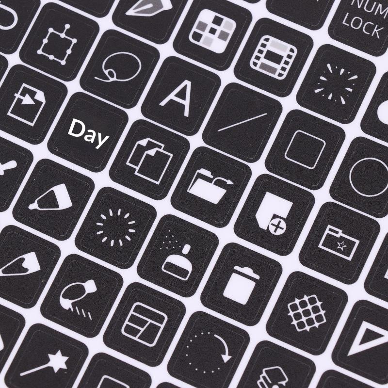 Csp Paint Значок Быстрого Доступа Наклейка на Клавиатуру Clip Studio Paint Стикер на Клавиатуру Планшета Значок Быстрого Доступа Paint Стикер на Клавиатуру