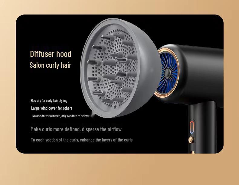 High-Power Cross-Border Salon Hair Dryer with Negative Ion Technology for Hair Care.