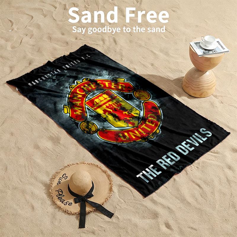 FC Manchester Beach towels also serve as bath towels summer essential a musthave for the outdoors the beach and the pool