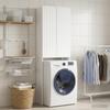 Toilet Cabinet ZWOLLE White 66 x 25.5 x 190 cm Engineered Wood