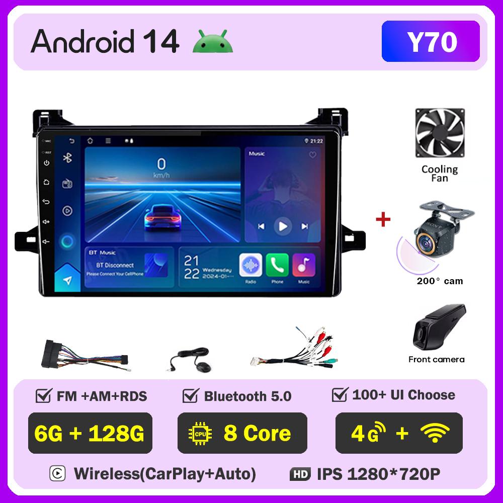 Для Toyota Prius XW50 2015 - 2020 автомобильный радиоплеер Car Carplay экран Autoradio Mirror Link Car Intelligent Systems сенсорный экран