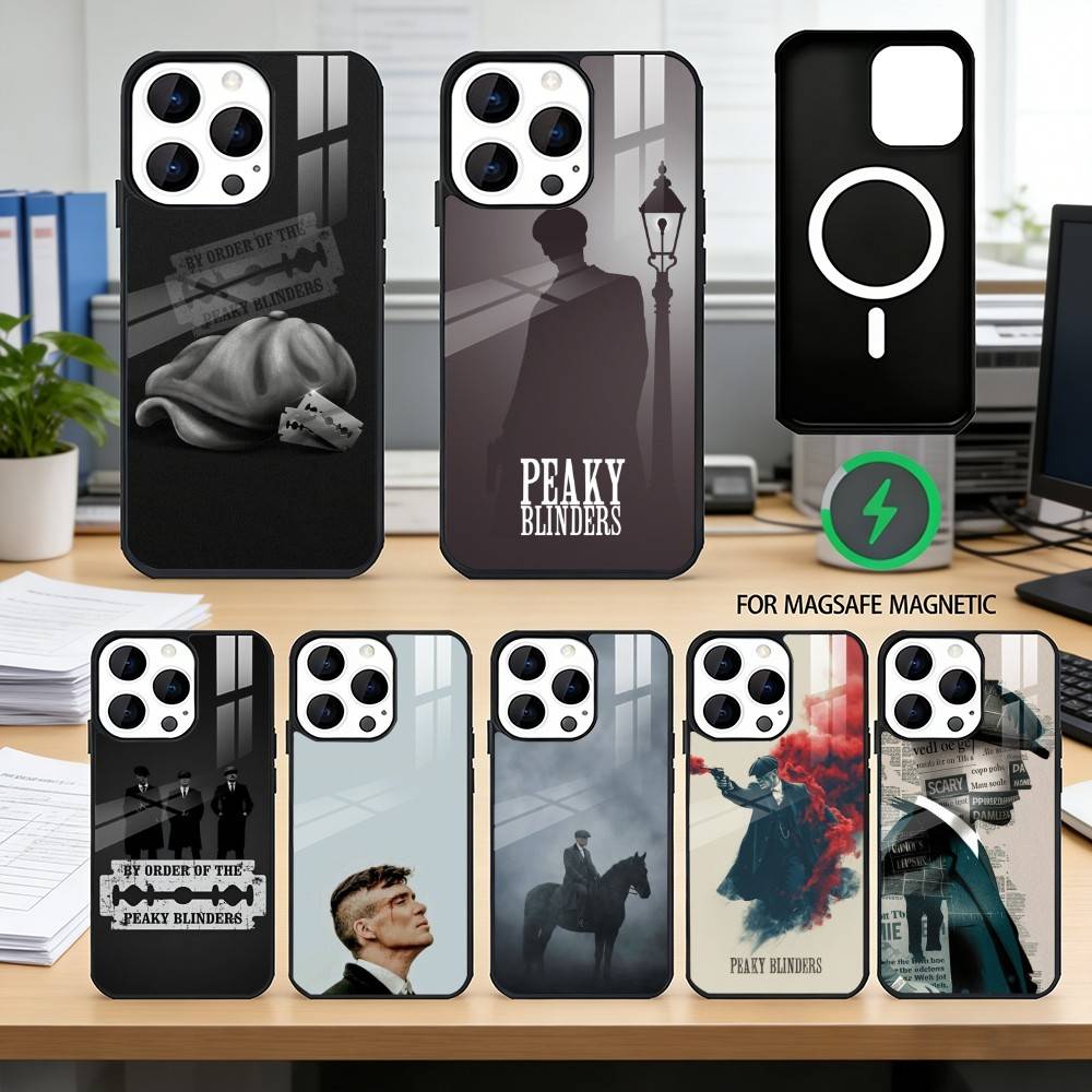 Чехол для телефона Peaky Blinders для iPhone 17, 16, 15, 14, 13, 12, 11 Plus, Pro, магнитный, для беспроводной зарядки MagSafe