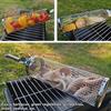 Barbecue Basket Rotatable Cooking Anti-rust Convenient Hollow Out Roast Basket BBQ Net Tube Outdoor Supply