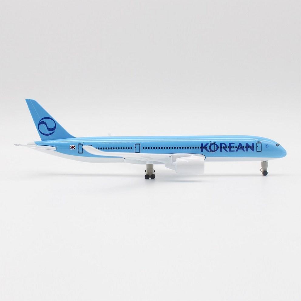 JJC Металлическая миниатюрная модель самолета - Korean Air A350 (Новая раскраска, 1:300, 20 см) - Коллекционные и декоративные