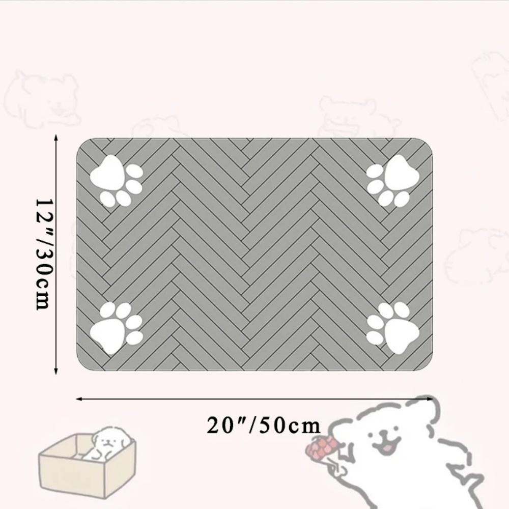 Pet Placemat Dog Food bowl Mat Drinking Feeding Placemat For Dog Cat Quick Dry Mat Waterproof Pet Bowl Pad Feeder Mats
