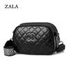 [Женская сумка] Женская сумка Oblique Span Bag, модная женская сумка через плечо Xiaoxiangfeng, трехслойная практичная мягкая кожаная ромба