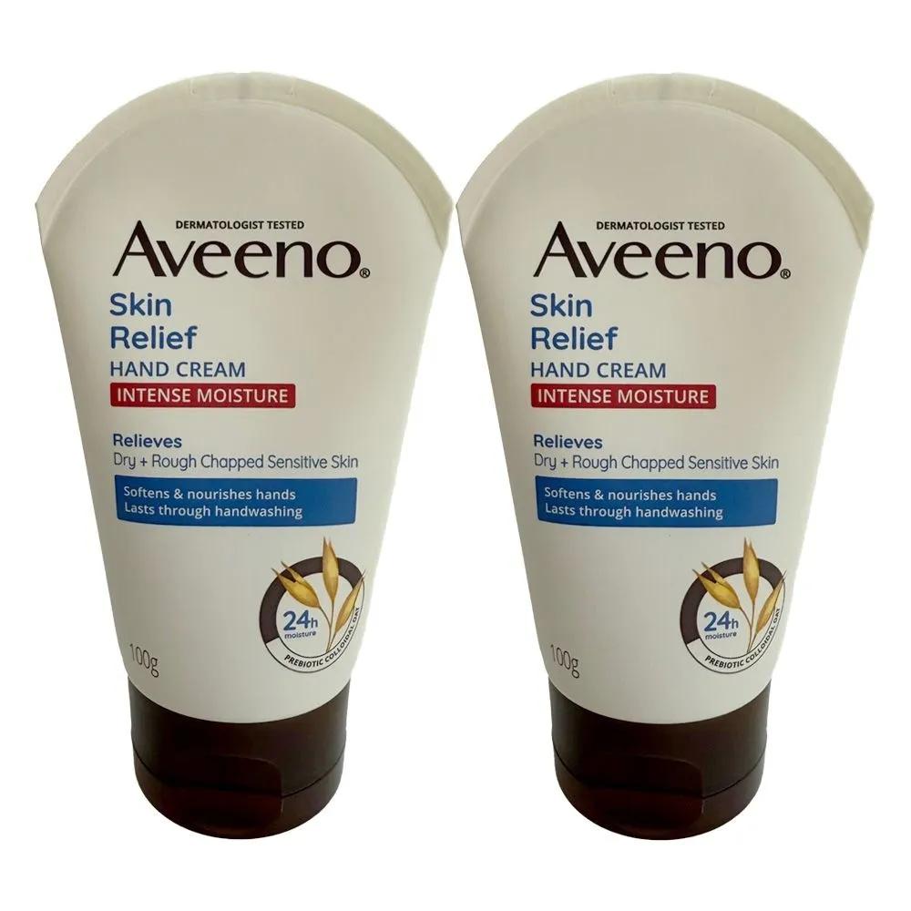 Aveeno Skin Relief Hand Cream 100g 2 Pieces / Circle