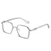 Trendy Large Frame Internet Celebrity Crow Glasses Frame Anti-blue Light Flat Mirror for Women Finished Myopia Glasses 50-600 Degrees Men's Frame