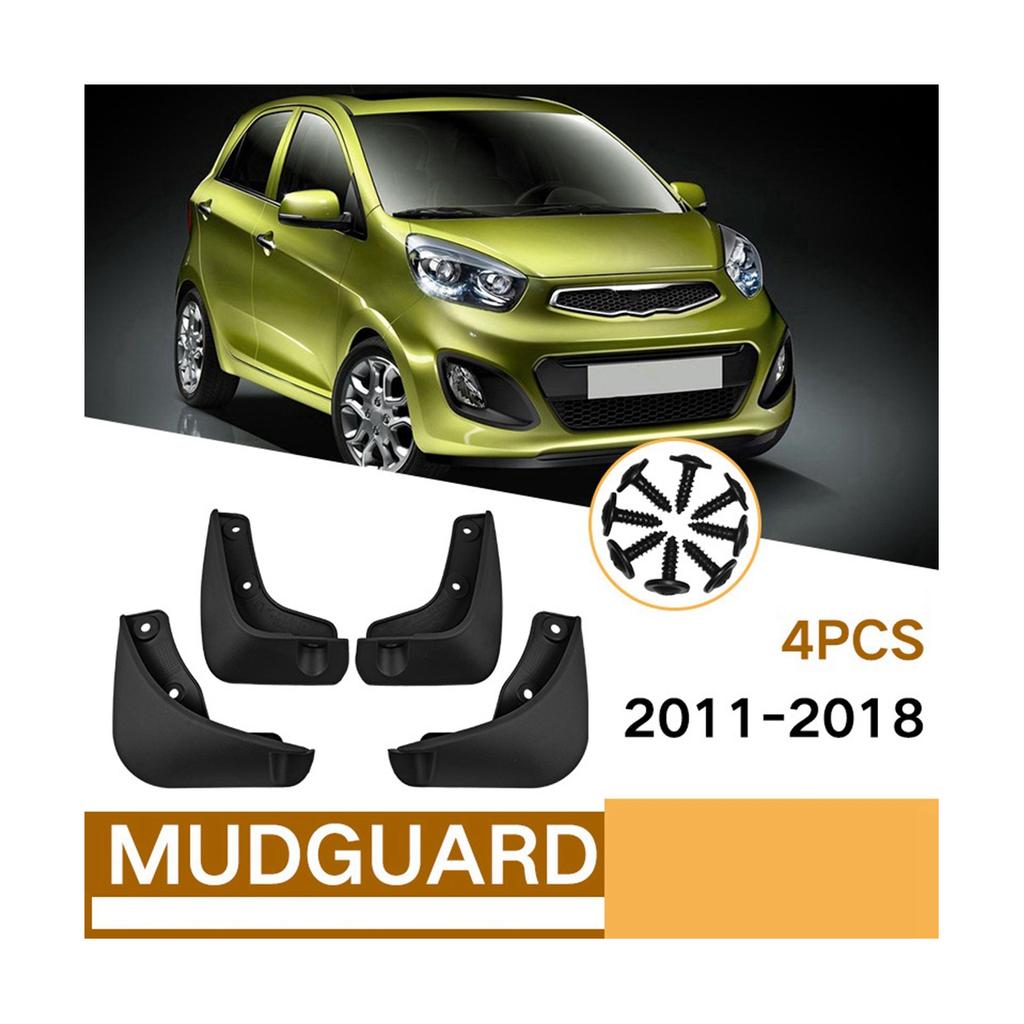 4 шт. автомобильные брызговики для Kia Picanto 2011-2018, брызговики, брызговики на крыло, брызговики