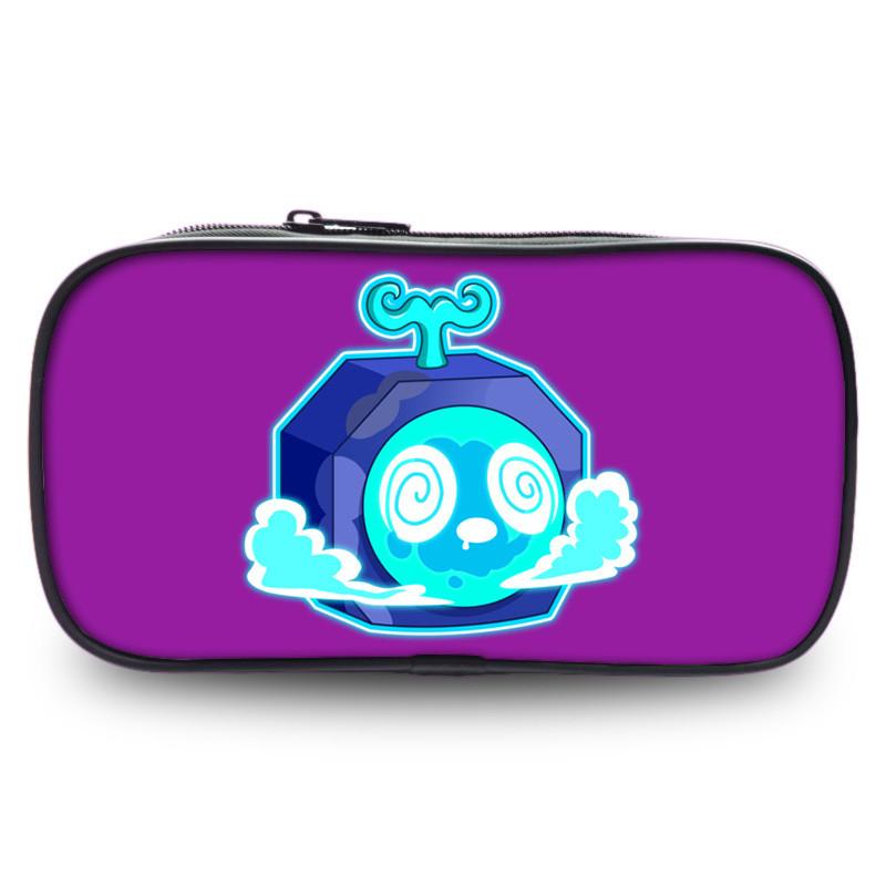 Прочный полиэстеровый пенал Blox Fruits Roblox для студентов с большой вместимостью