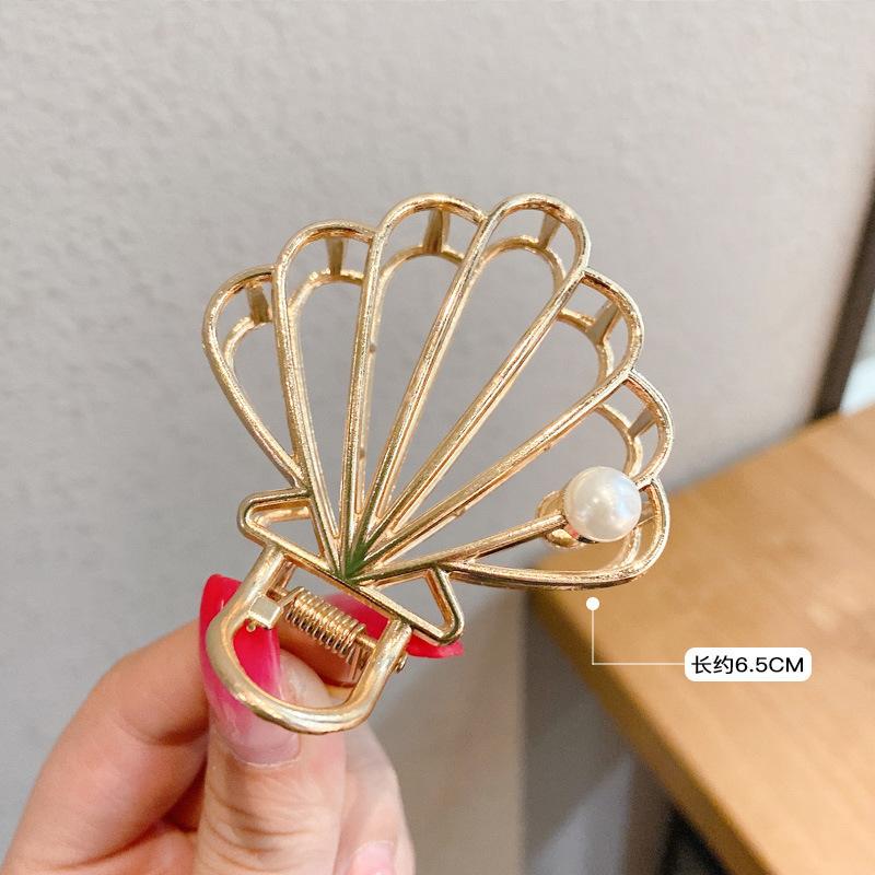 New Women Fashion Metal Geometric Hair Clips Claw Clip Large Acrylic Hair Clip Headband Hairpin Hair Crab Hair Accessories