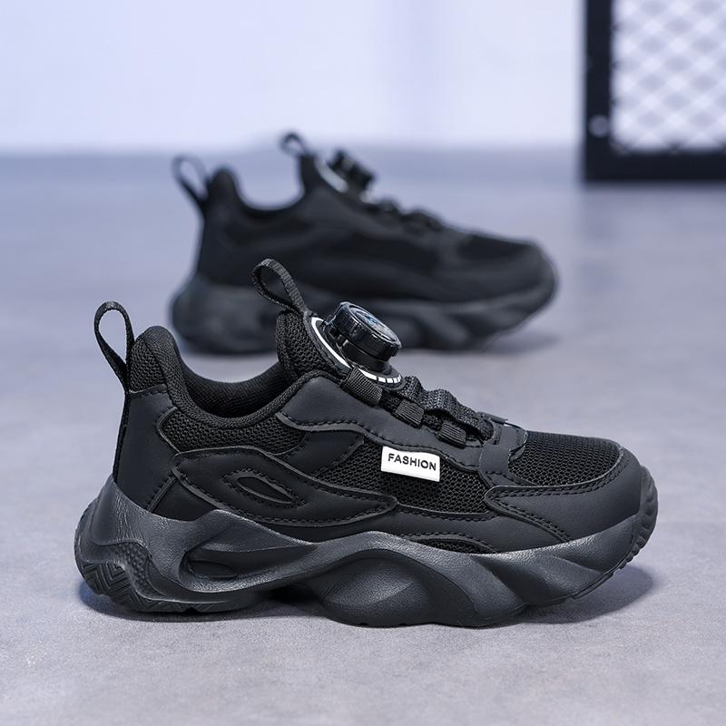 Детские трендовые удобные кроссовки для бега на мягкой подошве, студенческие модные повседневные дышащие спортивные кроссовки для мальчиков и девочек