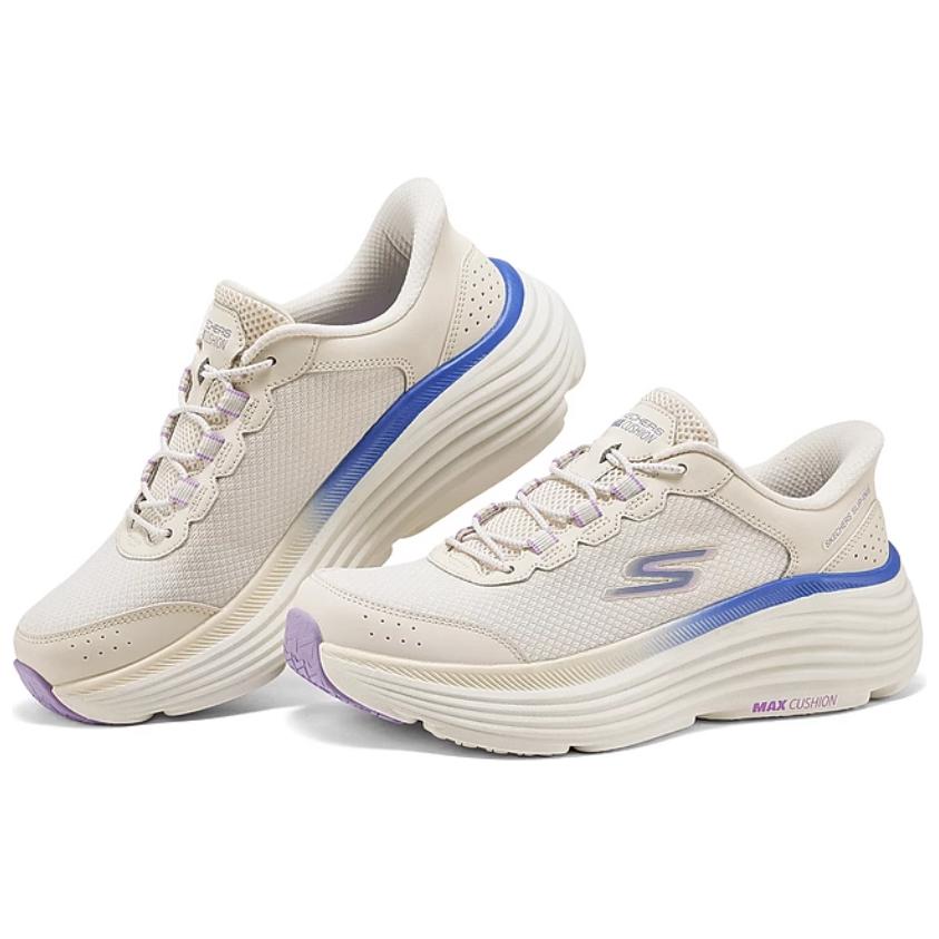 Skechers Слипоны Max Cushioning Endeavour - Cardova Повседневные кроссовки для бега Женские кроссовки Off-White 129474-NAT