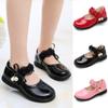 Children's Shoes Girls' Leather Shoes Spring and Autumn New Korean Style Soft Soled Princess Shoes Black Performance Shoes
