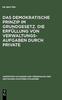 Книга Das Demokratische Prinzip Im Grundgesetz. Die Erfullung Von Verwaltungsaufgaben Durch Private : 29