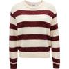 VEROMODA Women's Striped Lurex Knit Sweater