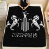 1PC Newcastle United FC.C Print Flannel Blanket, High Quality Comfortable for All Seasons, Home Decor, Warmth and Comfort, Perfect for Christmas Gifts