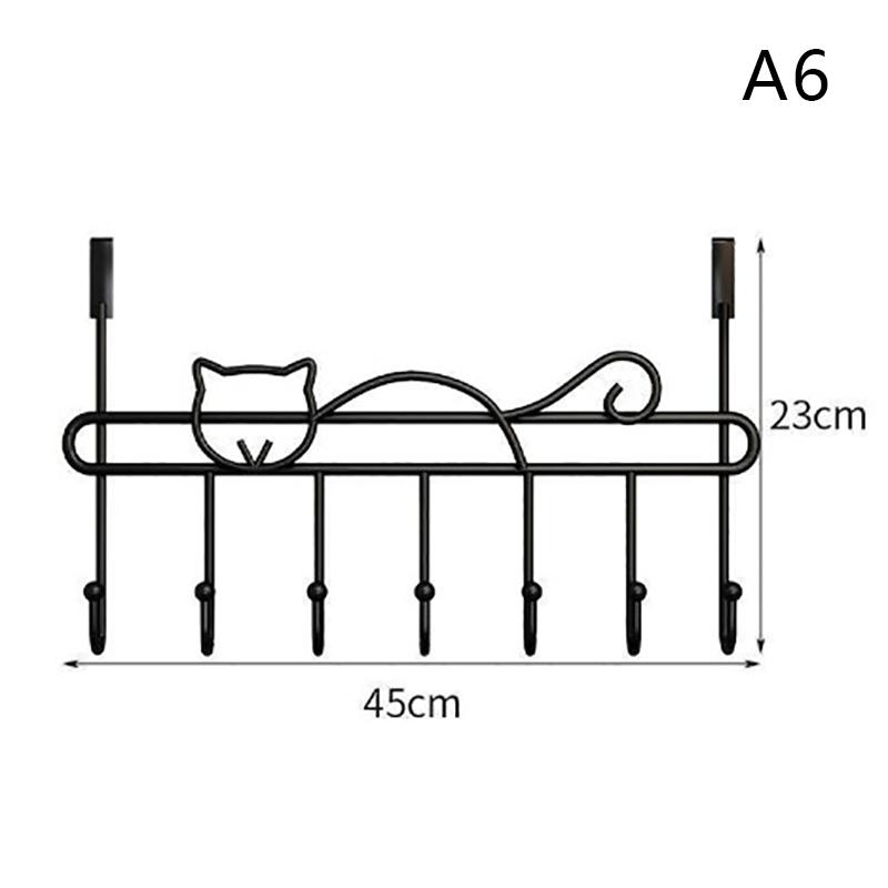 Door Behind Hook Storage Wall Hanging Clothes Hanger Hook Punch-Free Hanger Bedroom Organizer Storage Accessories