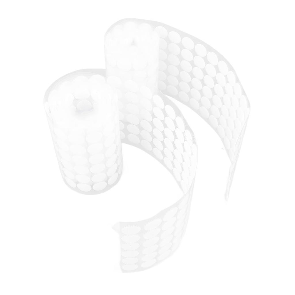 2 рулона 504 пары 1,5 см крючки и петли точки белые самоклеящиеся ленты точки липкая лента