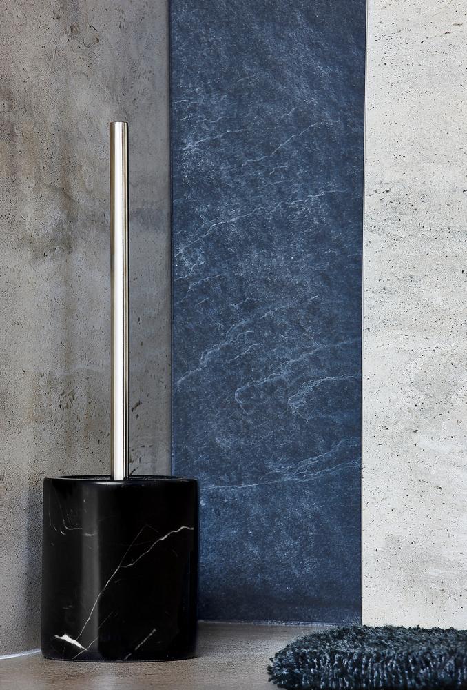 Q-BATH PREMIUM DECOR 1543 toilet brush, black marble