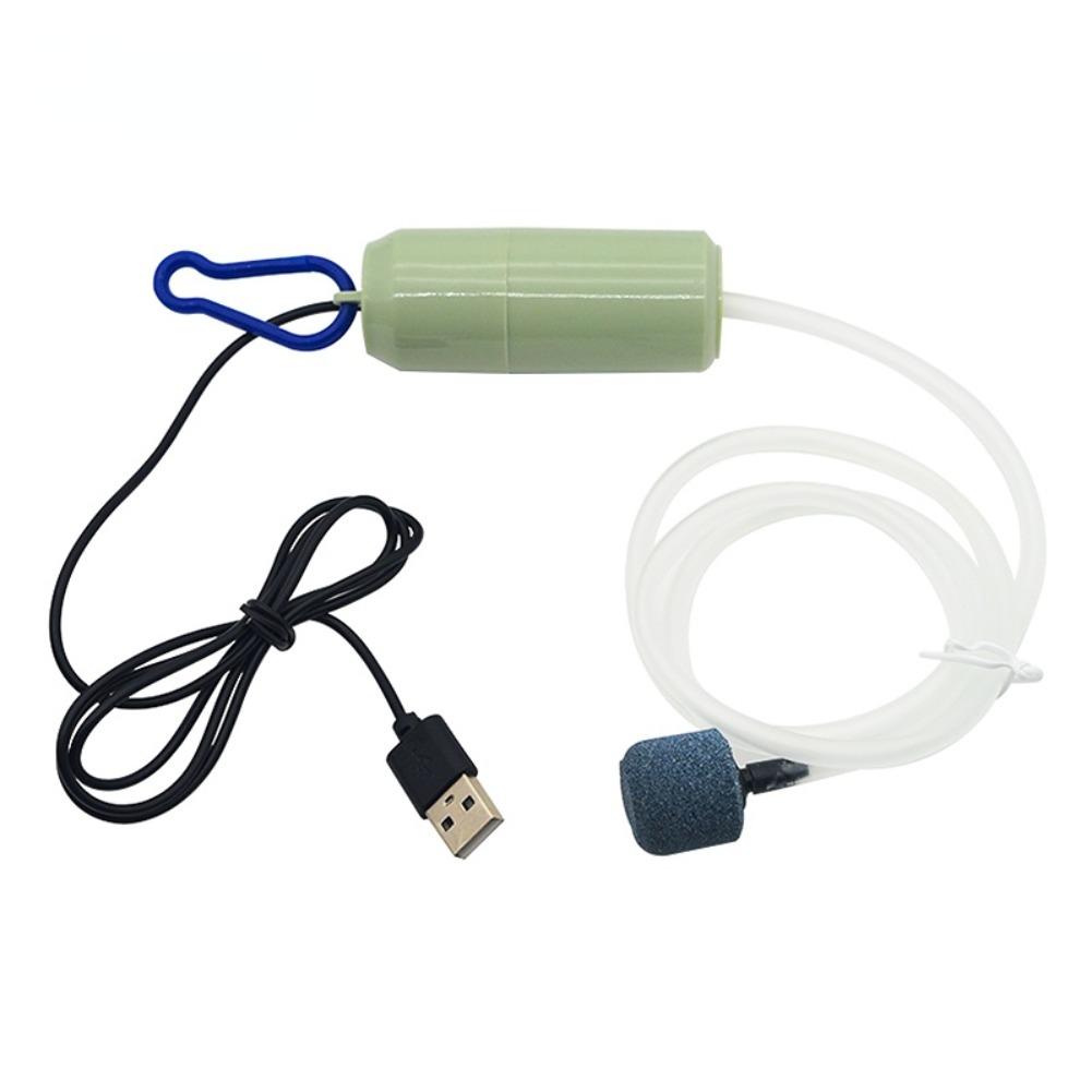 Aquarium USB Air Pump 5V Portable Mini Oxygenator Silent Fish Tank Air Compressor Oxygen Aerator Accessory for Indoor Fish Tank