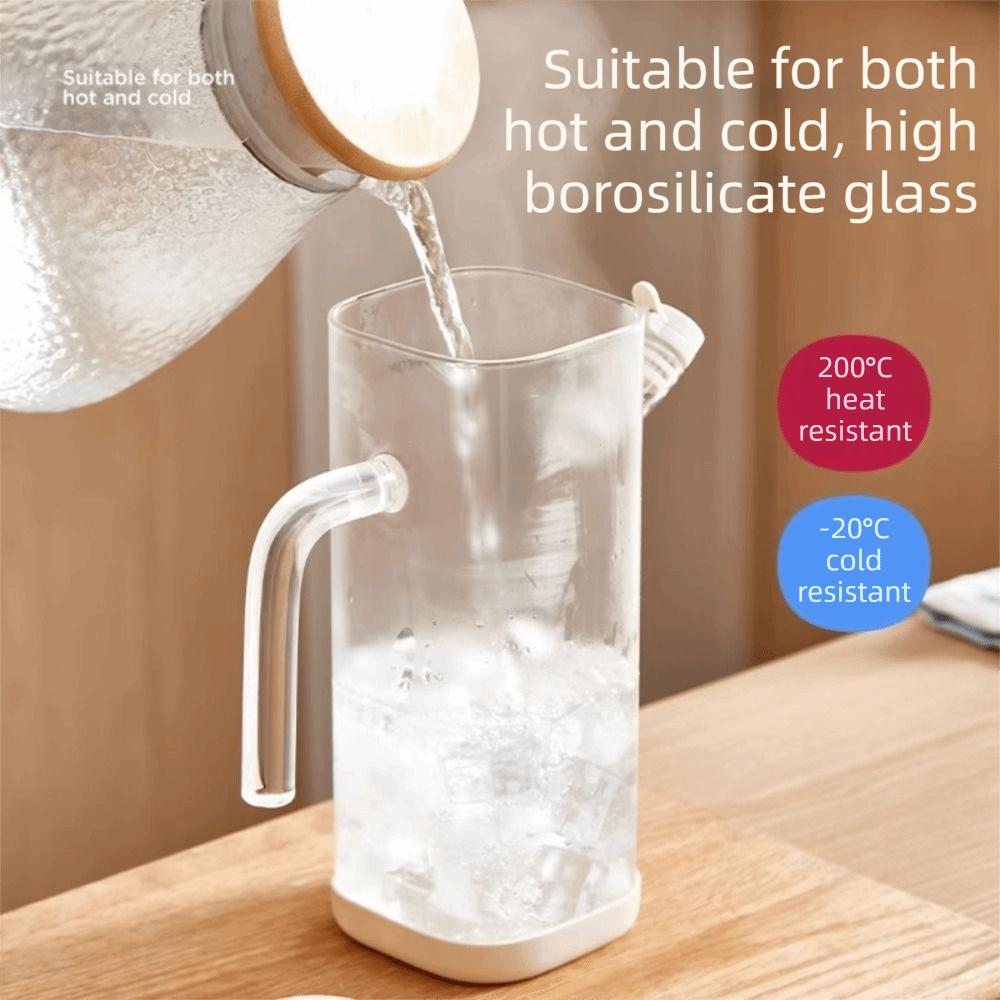 Heat-resistant Glass Oil Bottle Large-capacity Spice Container Cooking Oil Pot Condiment Storage