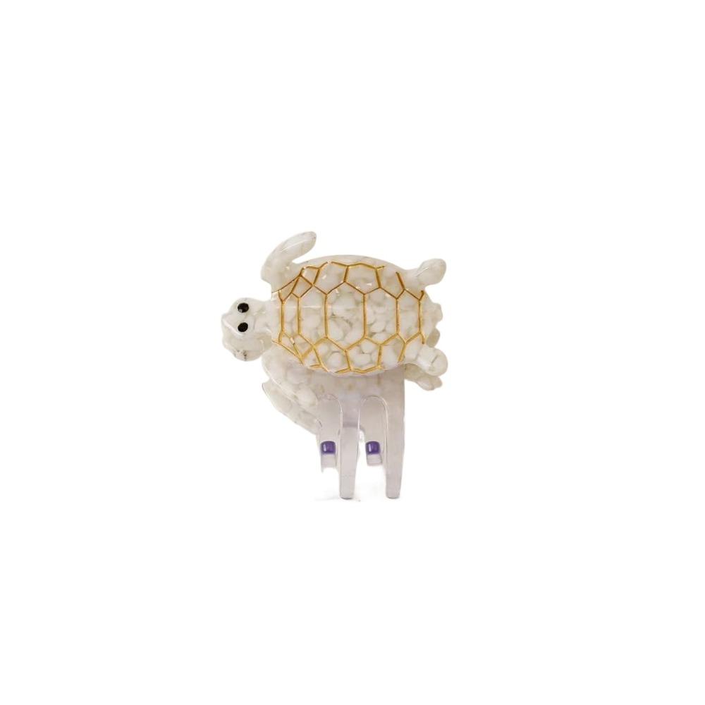 Уксусная Кислота Ацетат Черепаха Коготь для Волос Морское Существо Большая Акула Зажим Забавный Животное Зажим для Волос Девочка