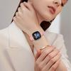 Для Fitbit Versa 4/Sense 2 Настоящий кожаный ремешок для часов со звездообразной застежкой-пряжкой-черепахой