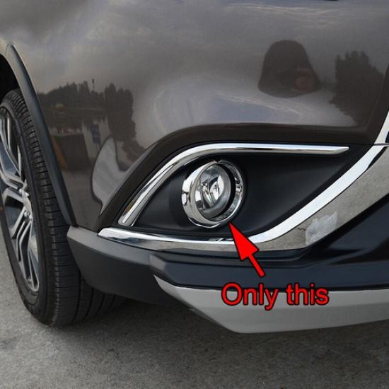 Комплекты накладок на противотуманные фары для Mitsubishi Outlander 2016-