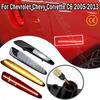 For Chevrolet Chevy Corvette C6 2005-2013 Full LED Side Marker Light Front Rear Amber Red Auto Turn Signal Lamp 12V