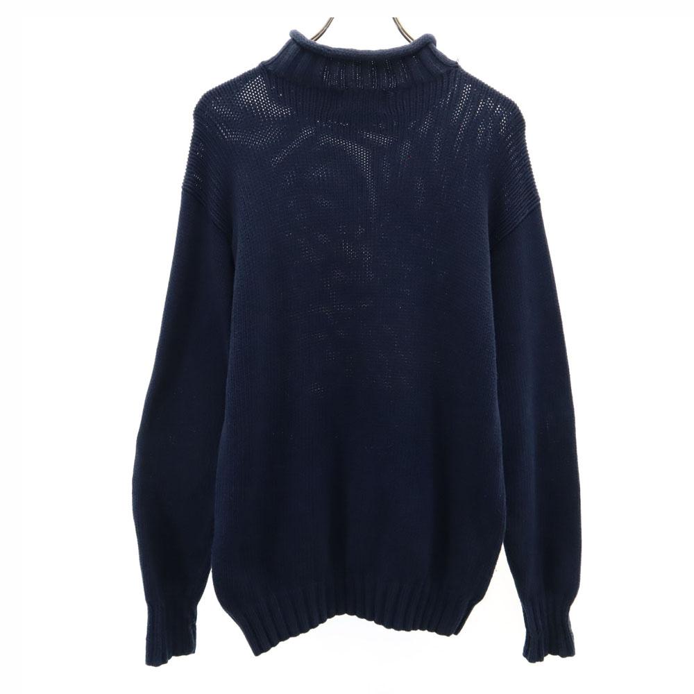 POLO COUNTRY Ralph Lauren Винтажный трикотажный свитер из хлопка с длинным рукавом Женский Б/У