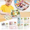 Children's Puzzle Facial Features Magnetic Puzzle Magnetic Patch Replacement Toy Puzzle