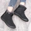 Fashion Cotton Shoes Women's Winter New Style Side Zipper Middle Top Warm Snow Boots Lightweight and Thick Cotton Boots with Velvet